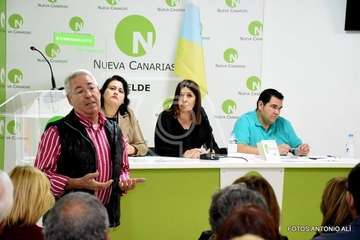 Asamblea de Nueva Canarias de esta tarde en Telde (foto Antonio Alí)